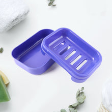 Premium Quality Rectangular Blue Plastic Soap Case (1 Pc)