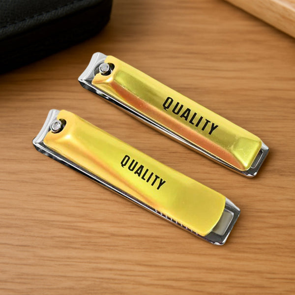 Stainless Steel Folding Portable Large Nail Clippers with Nail File (1 Pc / Mix Design)