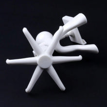 360° Rotating 6 - Claw Hook – Kitchen & Bathroom Organizer (1 Pc | White) - asurekart.com