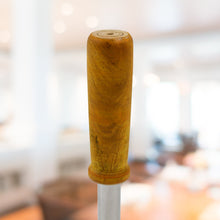 High Grade Stainless Steel Potato Masher Paubhaji / Pav Bhaji Masher with Wooden handle (1 Pc) - asurekart.com