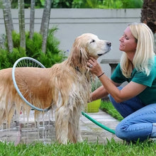 Pet Shower Sprayer, Cat Dog Grooming Bath Massager, With Microfiber Glove (1 Set) - asurekart.com