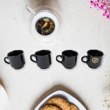Pine Junction Ceramic Tea / cups / Mug Set With Pineapple Shape Serving Bowl (12 Pcs set) - asurekart.com