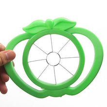 Apple cutter with 8 stainless steel blades and easy-grip handle