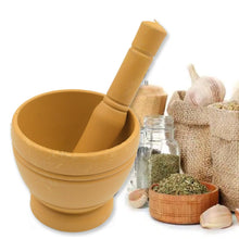 Mortar and Pestle Spice Grinder - Traditional Khalbatta for Kitchen Herb & Spice Preparation