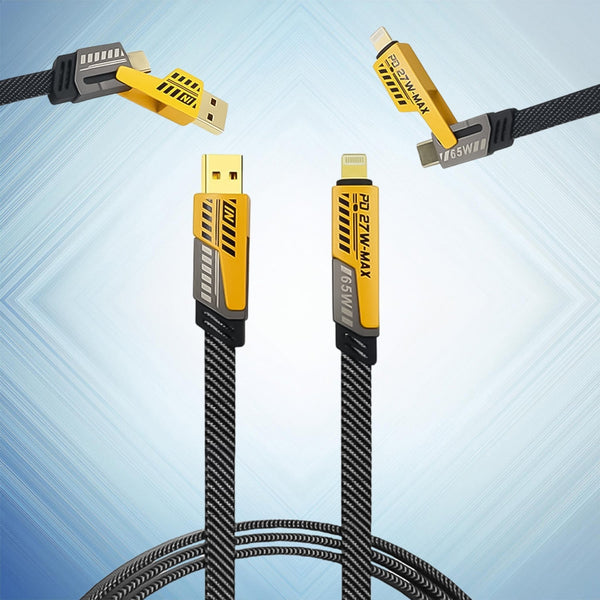 4 in 1 Charging Cable 65W Cable (1 Pc) - asurekart.com