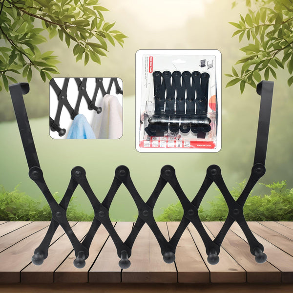 6 Hook Door Hanger, Steel Coat Rack (1 Pc) - asurekart.com