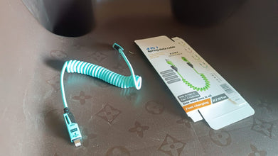 4 in 1 Spring Fast Charging Cable (1 Pc / 1.5 Mtr Long)