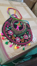 9 inch Handcrafted Cotton Embroidered Shoulder Bag for Girls & women (1 Pc) - asurekart.com