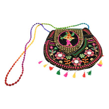 9 inch Handcrafted Cotton Embroidered Shoulder Bag for Girls & women (1 Pc) - asurekart.com