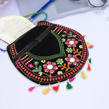 9 inch Handcrafted Cotton Embroidered Shoulder Bag for Girls & women (1 Pc) - asurekart.com
