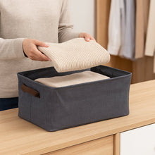 Foldable Cloth Storage Organizer Bag With Handles (Approx 46x27Cm\1Pc)