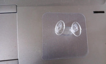 Transparent Self-Adhesive Wall Hook – Drill-Free, Waterproof & Oil-Proof for Toothbrush, Socket (1 Pc)