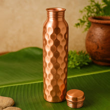 Copper Water Bottle 2 Glasses with Gift Box (3 Pcs Set) - asurekart.com