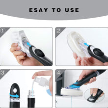 Dish Scrubber with Soap Dispenser, Soap Dispensing Dish Brush Set (1 Set) - asurekart.com