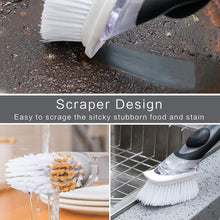 Dish Scrubber with Soap Dispenser, Soap Dispensing Dish Brush Set (1 Set) - asurekart.com