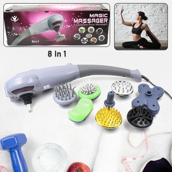 Electric 8 In 1 Full Body Massager, Magic Massager (1 Set) - asurekart.com