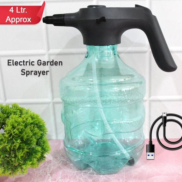 Electric Spray Bottle Garden Sprayer Automatic Watering Can (1 Pc / 4 Ltr. Approx) - asurekart.com