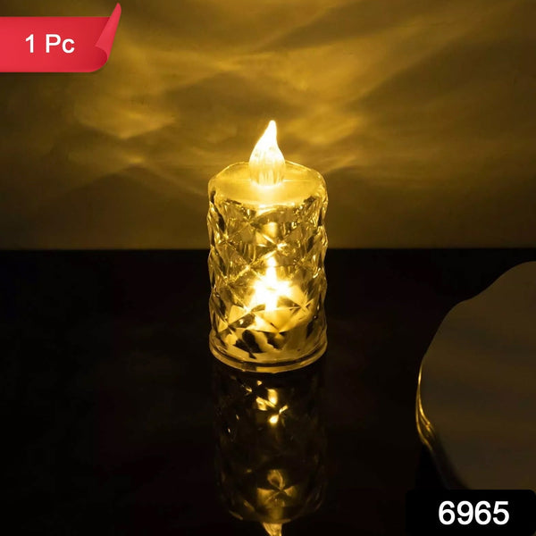 Flameless and Smokeless Decorative Candles LED Tea Light, Diwali (1 Pc) - asurekart.com
