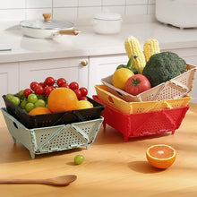 Flexi fold Storage Basket Box with Holes Ventilated Design (23×20 Cm / 1 Pc) - asurekart.com