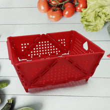 Flexi fold Storage Basket Box with Holes Ventilated Design (23×20 Cm / 1 Pc) - asurekart.com
