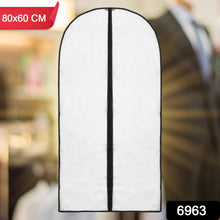 Foldable Non Woven Men's Coat Blazer Suit Cover (80×60 CM / 1 Pc / Black Side Chain Suit Cover) - asurekart.com