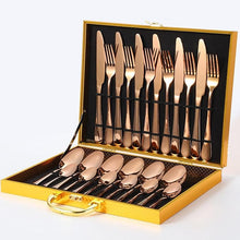 Kitchen Tableware / Flatware Sets Kitchen Forks Spoons with Gift Box (24 Pcs Set) - asurekart.com
