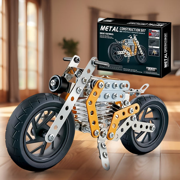 Metal DIY Bike Building Blocks for Kids (bike 162 pc of Bike Tool / 1 Set】 - asurekart.com
