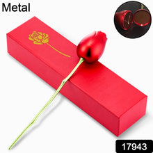 Metal Red Rose Couple Jewelry Box - Fancy Jewelry Box (1 Pc) - asurekart.com