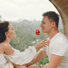 Metal Red Rose Couple Jewelry Box - Fancy Jewelry Box (1 Pc) - asurekart.com