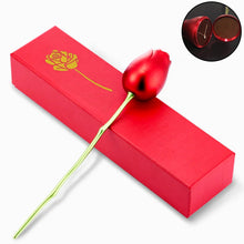 Metal Red Rose Couple Jewelry Box - Fancy Jewelry Box (1 Pc) - asurekart.com