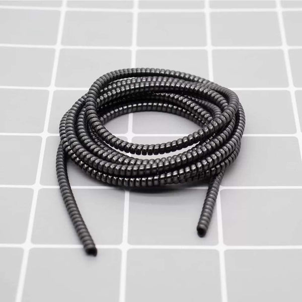Metallic Cable Protector for Cords & Headphones (Spiral Wrap) - asurekart.com