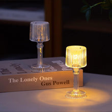 Mini Acrylic LED Desk Lamps Table Lamp Portable Crystal, Diwali (1 Pc / Small) - asurekart.com