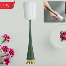 Multifunctional Silicone Bottle Cleaning Foam Brush with Plastic Long Handle (1 Pc) - asurekart.com
