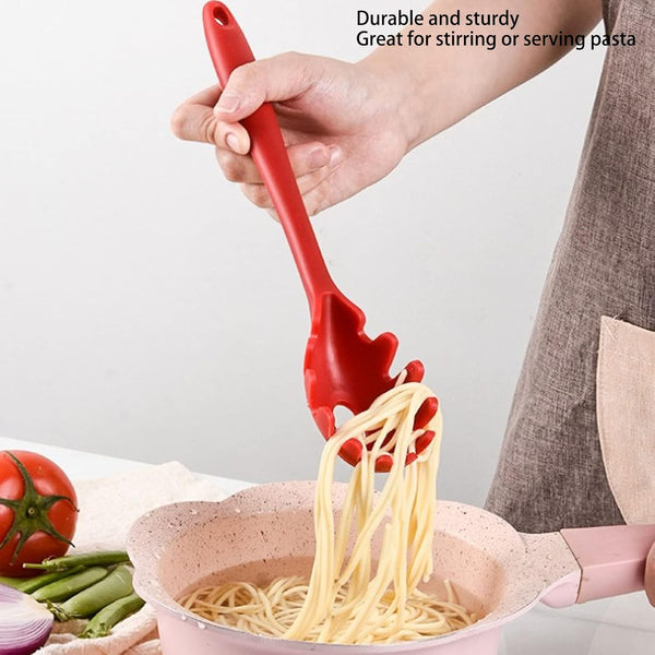 Pasta Fork Spaghetti Spoon Server Tongs Noodles Fork - asurekart.com