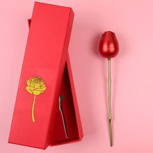 Plastic Red Rose Couple Rings Box - Fancy Rings Box (No Rings Included / 1 pc) - asurekart.com