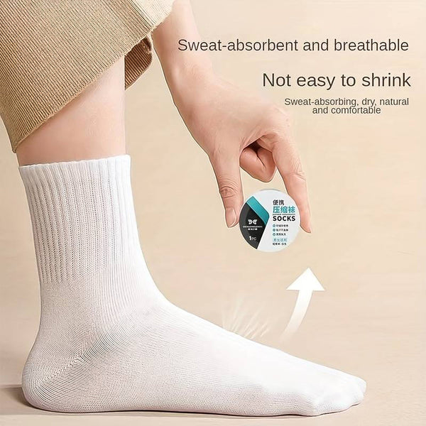 Portable Disposable Socks Outdoor Compression Travel Sock (1 pair) - asurekart.com