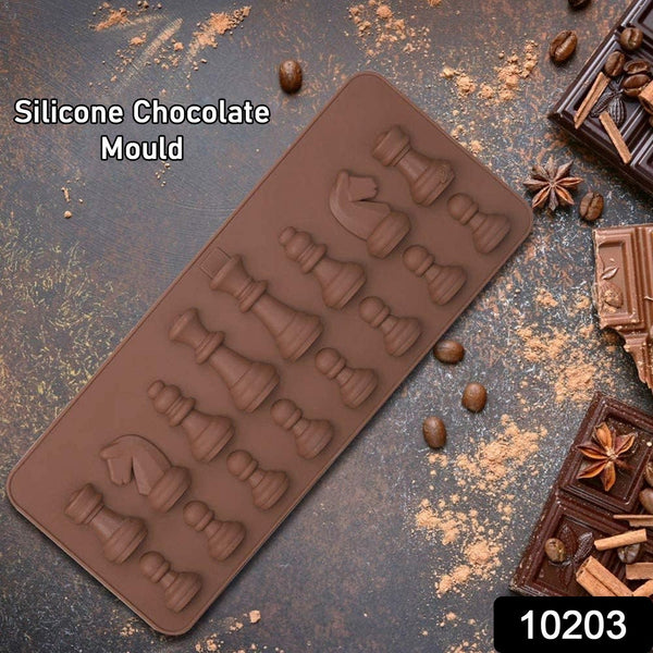 Silicone Chocolate Mould Chess Shape (1 Pc) - asurekart.com