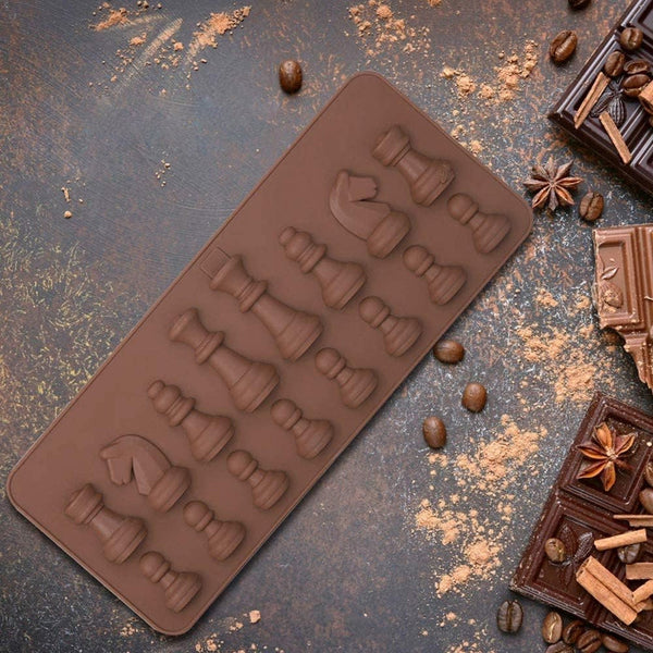 Silicone Chocolate Mould Chess Shape (1 Pc) - asurekart.com