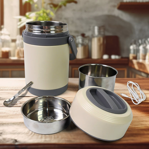 USB Electric Heated Lunch Boxes (2 Ltr.) - asurekart.com